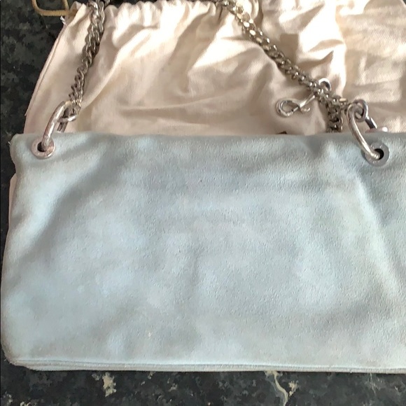 Vintage Michael Kors Blue Suede Clutch – With Dust Bag - Picture 6 of 10